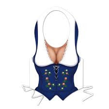 Oktoberfest Fraulein Plastic Vest