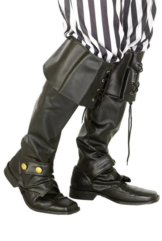 Deluxe Pirate Black Bootcovers