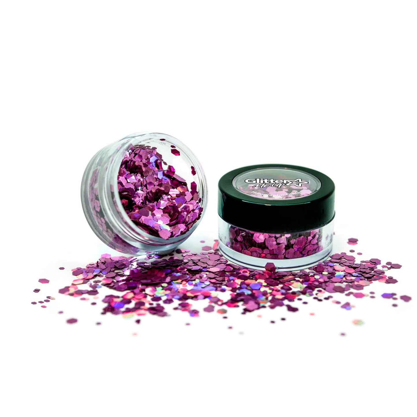 Holographic Chunky Glitter Blends - Princess Pink