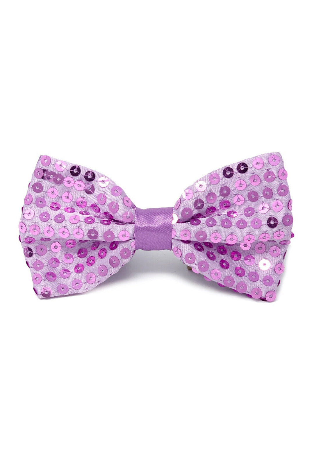 Light Purple Sequined Bowtie