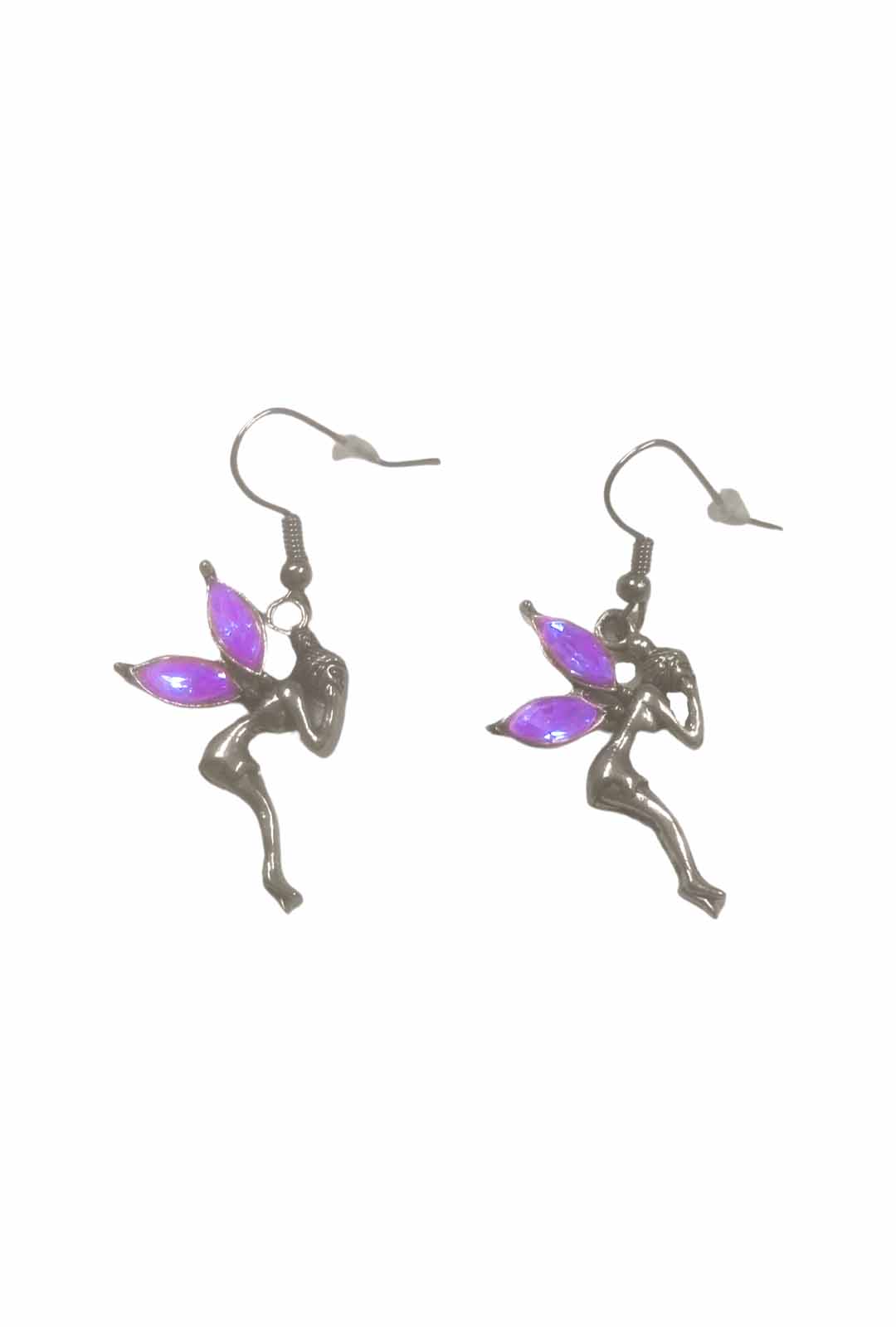 Purple Fairy Earrings