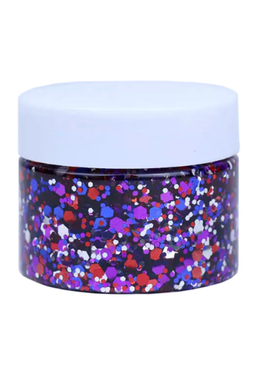 Multi Purple Peel-Off Glitter