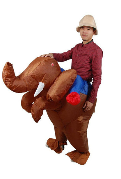Inflatable Brown Elephant Costume