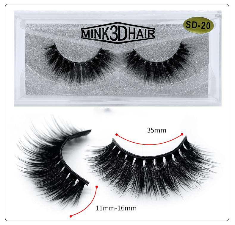 Mink False eyelashes #20