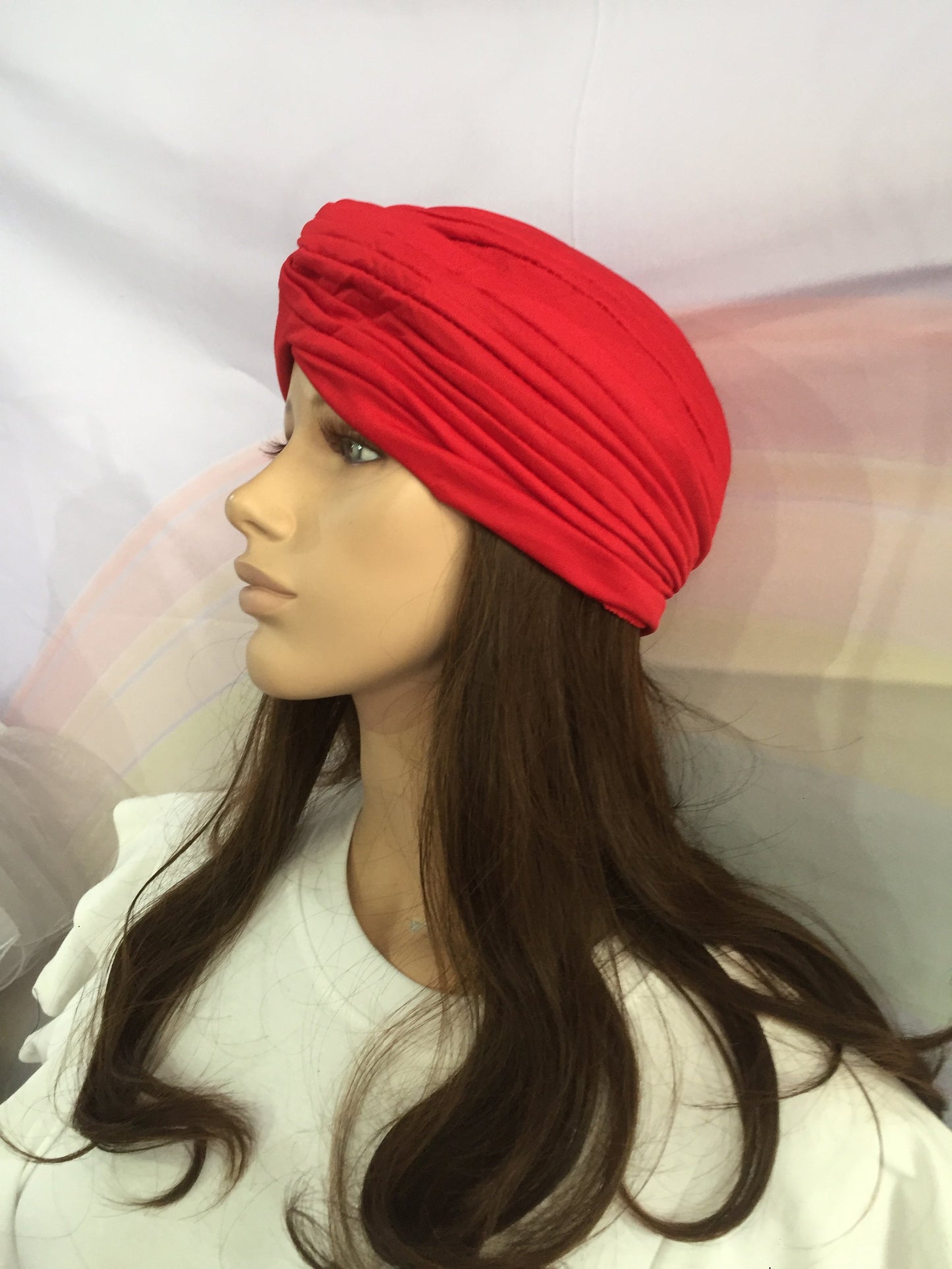Bright Red Turban