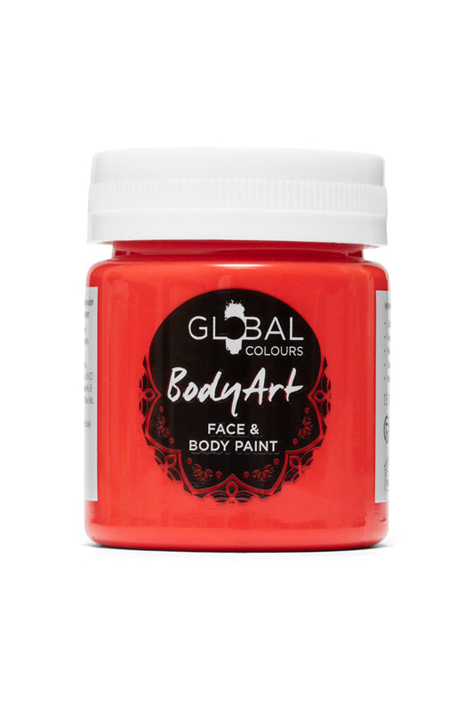 Global BodyArt Brilliant Red Face & Body Paint