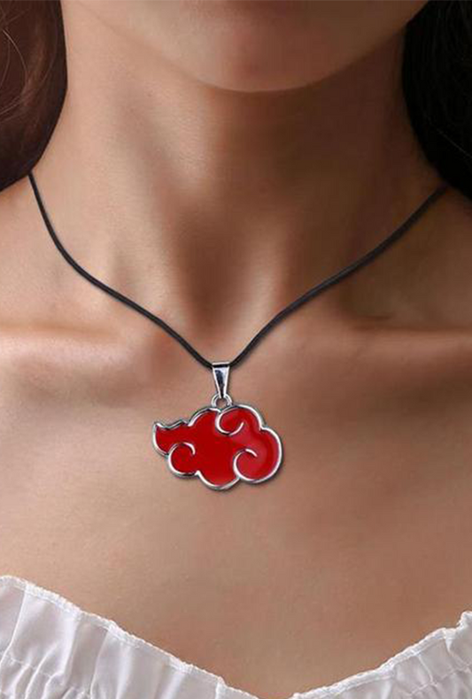 Naruto Red Cloud Necklace