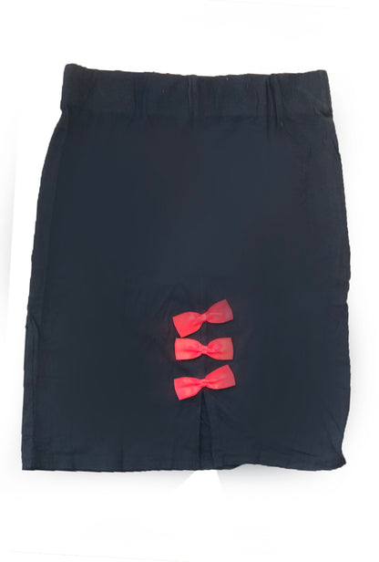 Black Pin-up Pencil Skirt