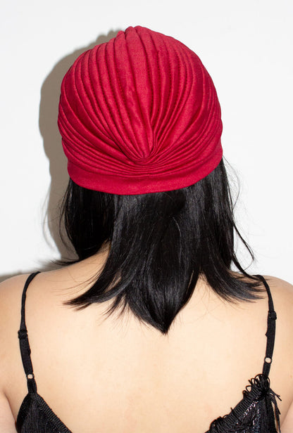 Dark Red Turban