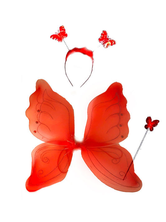 Red Fairy Wings Kit