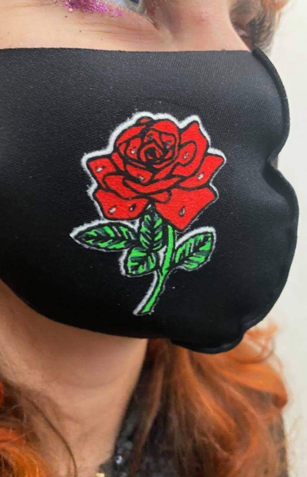 Red Rose Mask Red Rose Face Mask Perth | Hurly Burly – Hurly-Burly