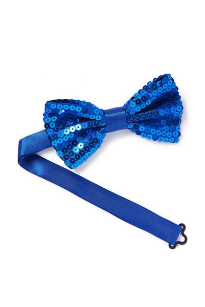 Royal Blue Sequined Bowtie