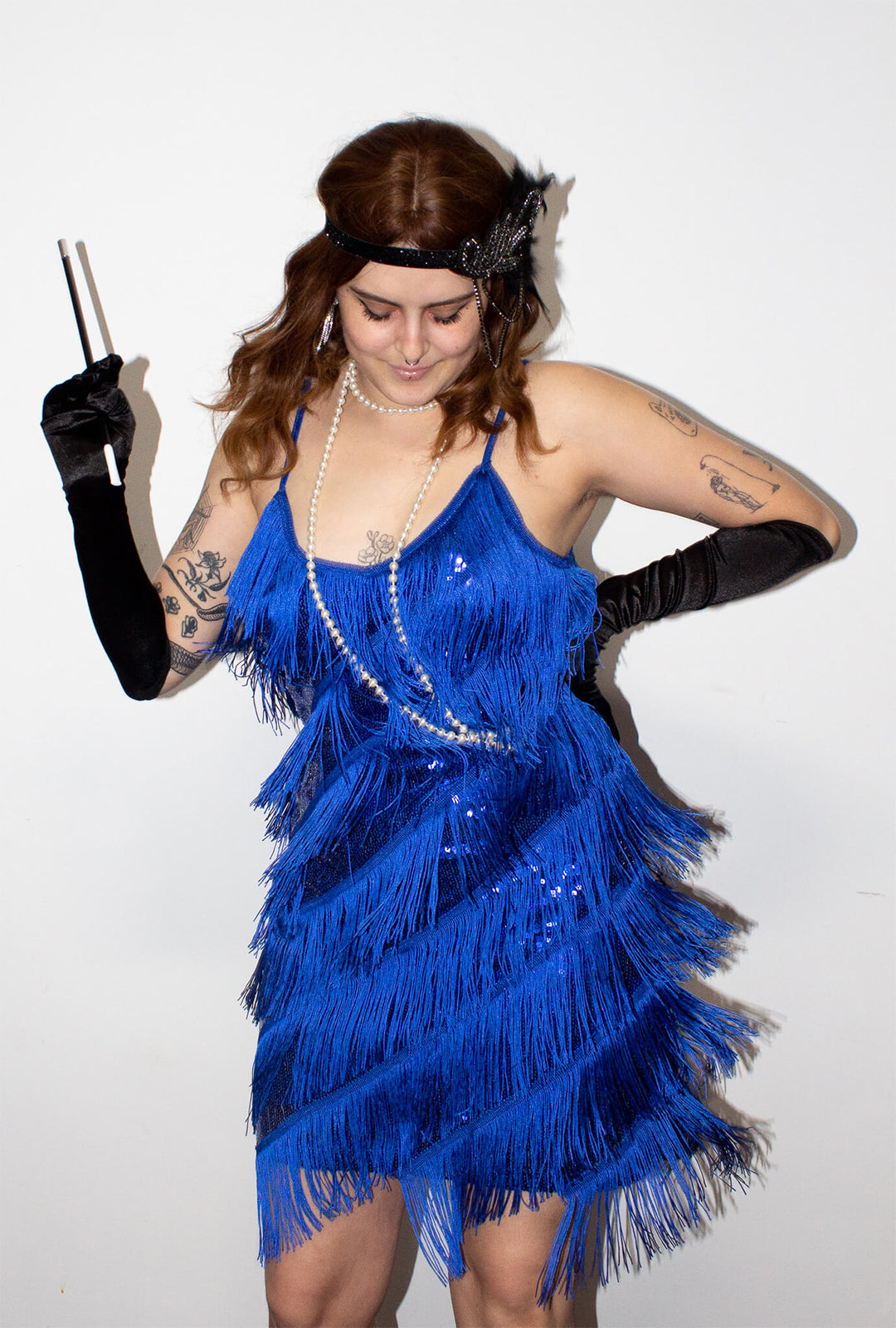 Blue hotsell flapper dress