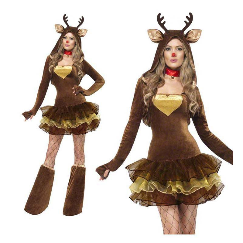Deluxe Rudolph Ladies Costume