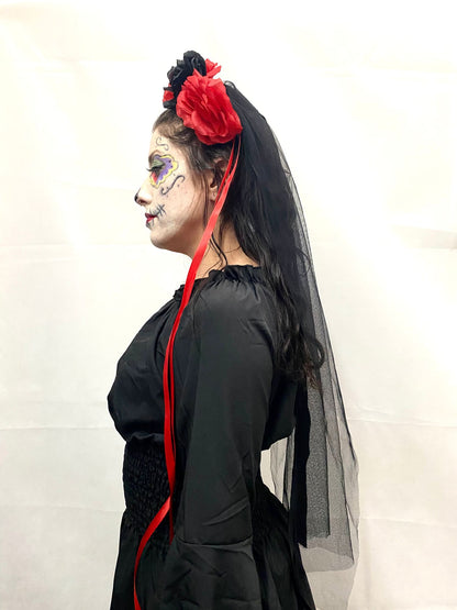 Day of the Dead Red Veil