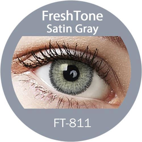 Freshtone Satin Gray Contact Lenses