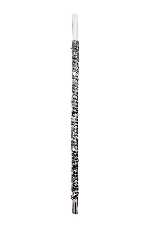 Silver Sequinned Cigarette Holder