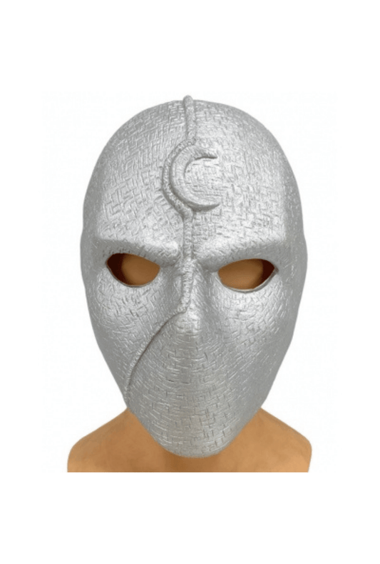 Silver Latex Moon Knight Mask