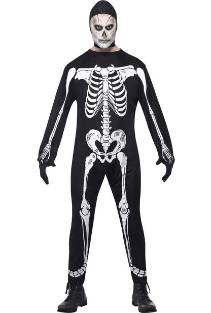 Skeleton Jumpsuit Costume