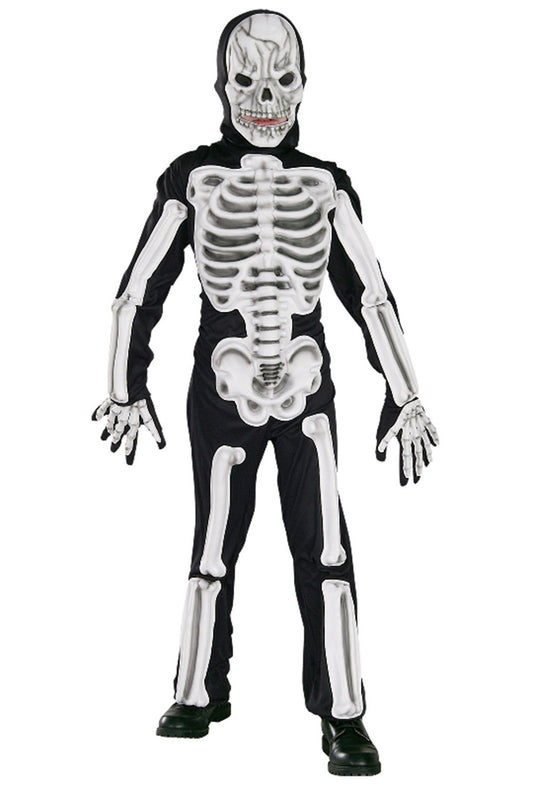 Kids Skeleton Jumpsuit Costume