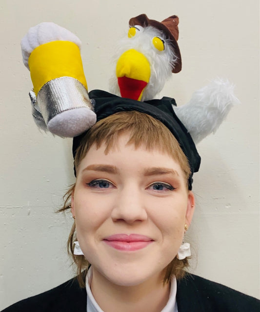 Oktoberfest Chicken Plush Hat