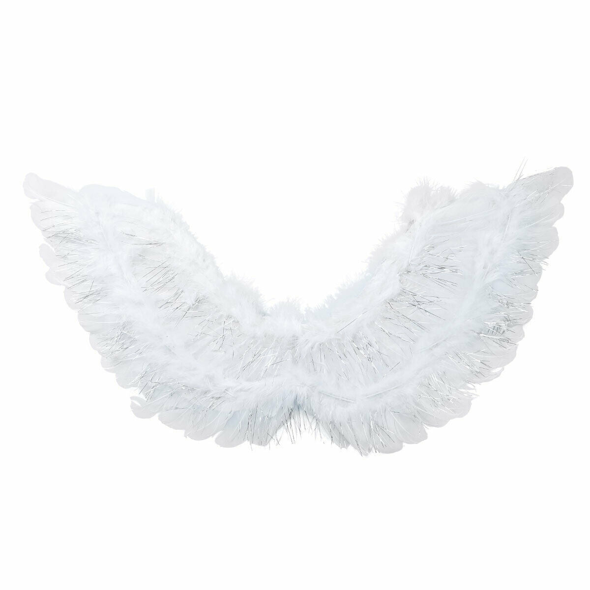 Small 50cm x 40cm White Angel Wings