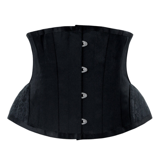 Black Lace-Up Overbust Corset Perth