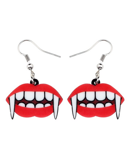 Vampire Teeth Earrings