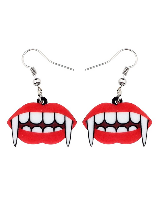 Vampire Teeth Earrings