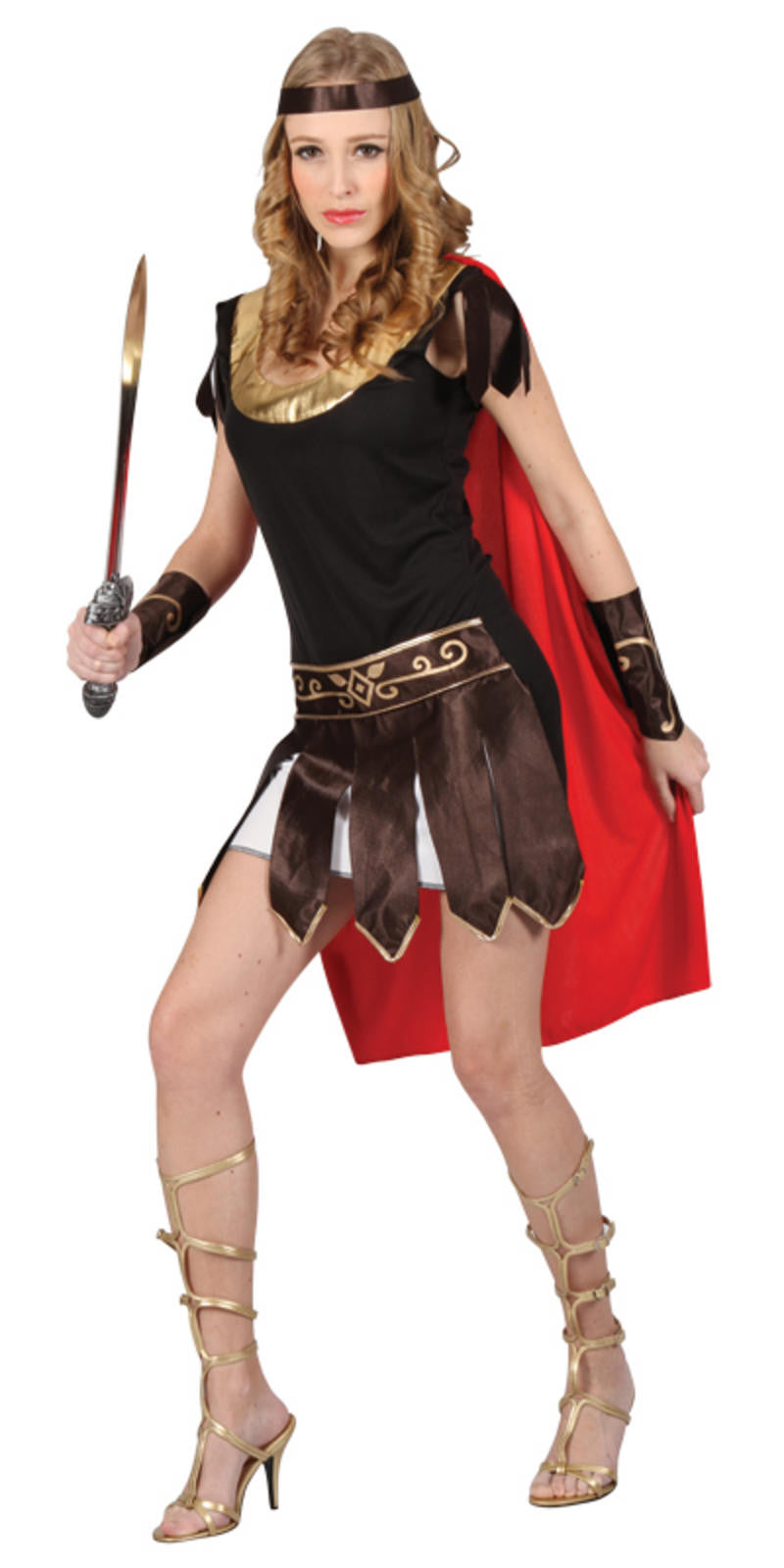 Warrior Gladiator Womens Costume Hurly Burly