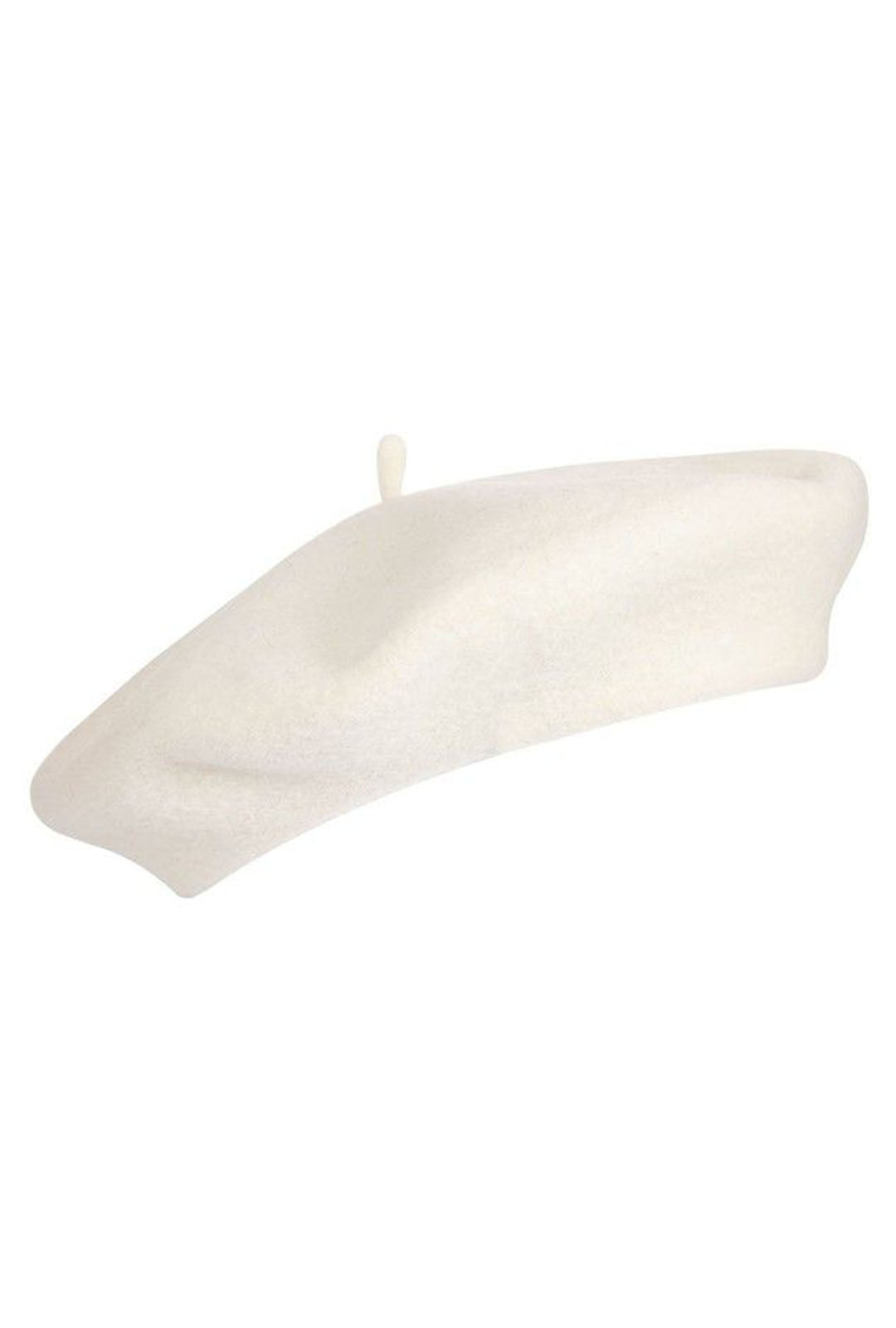 White Fashion Beret