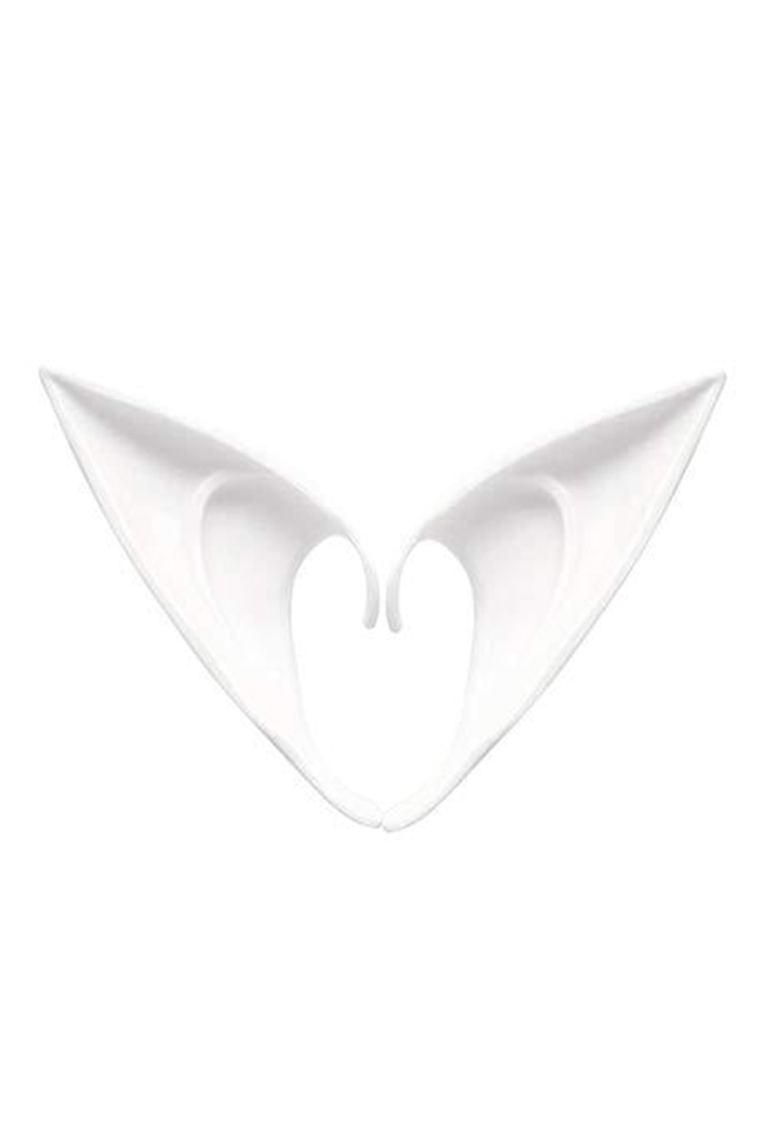 White Glow in the Dark Elf Ears