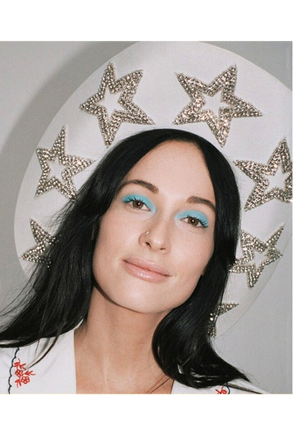 White Rhinestone Star Cowboy Hat Perth HurlyBurly