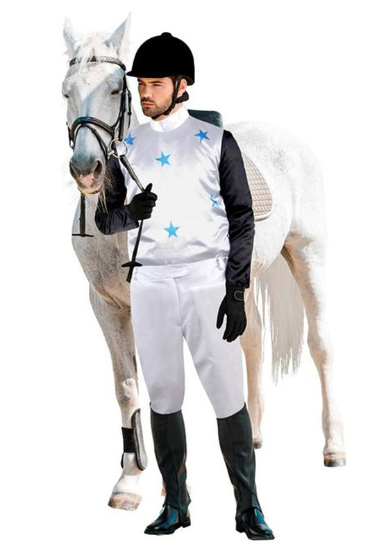 White Jockey Costume