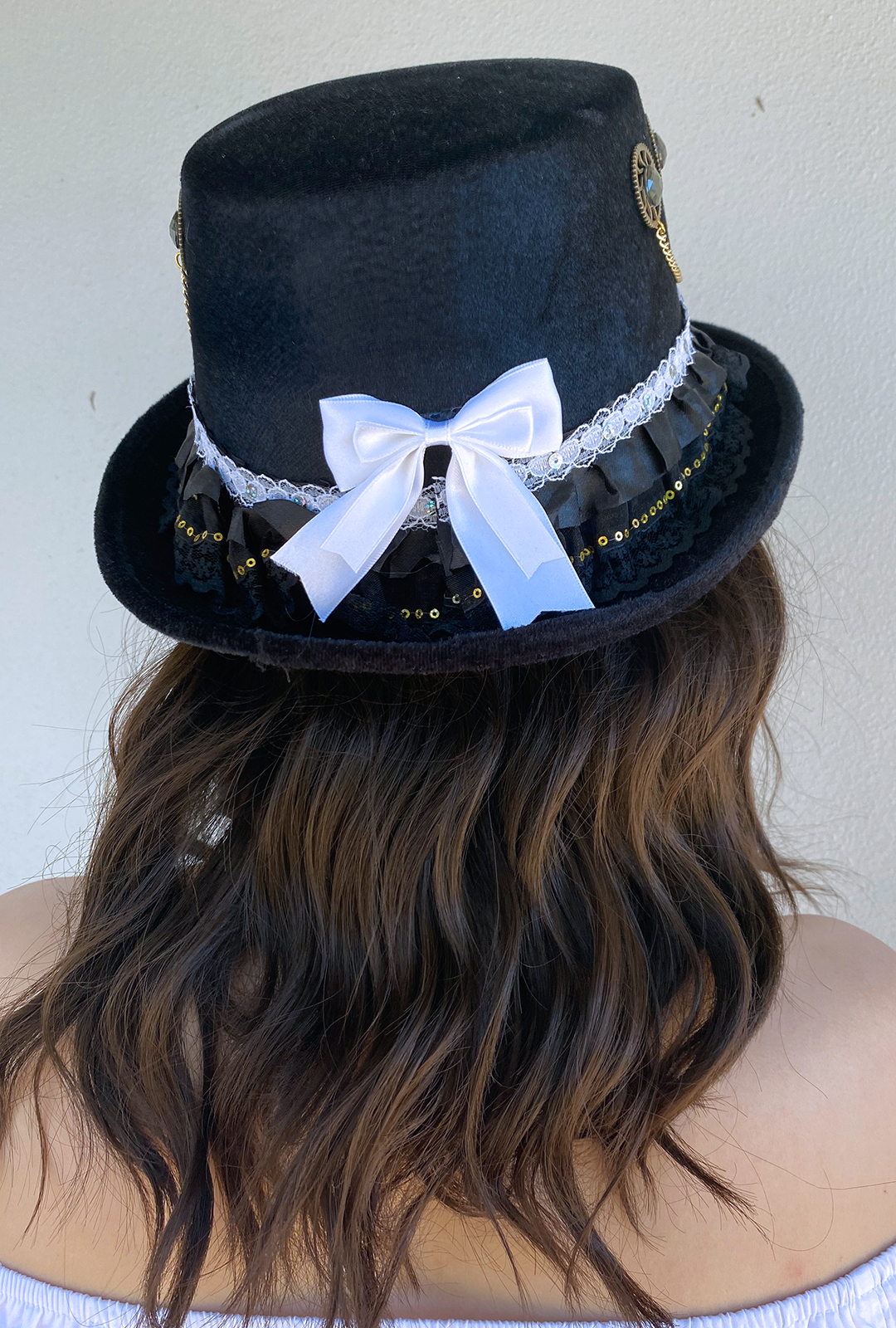 Heart and Bows Steampunk Hat (FF)