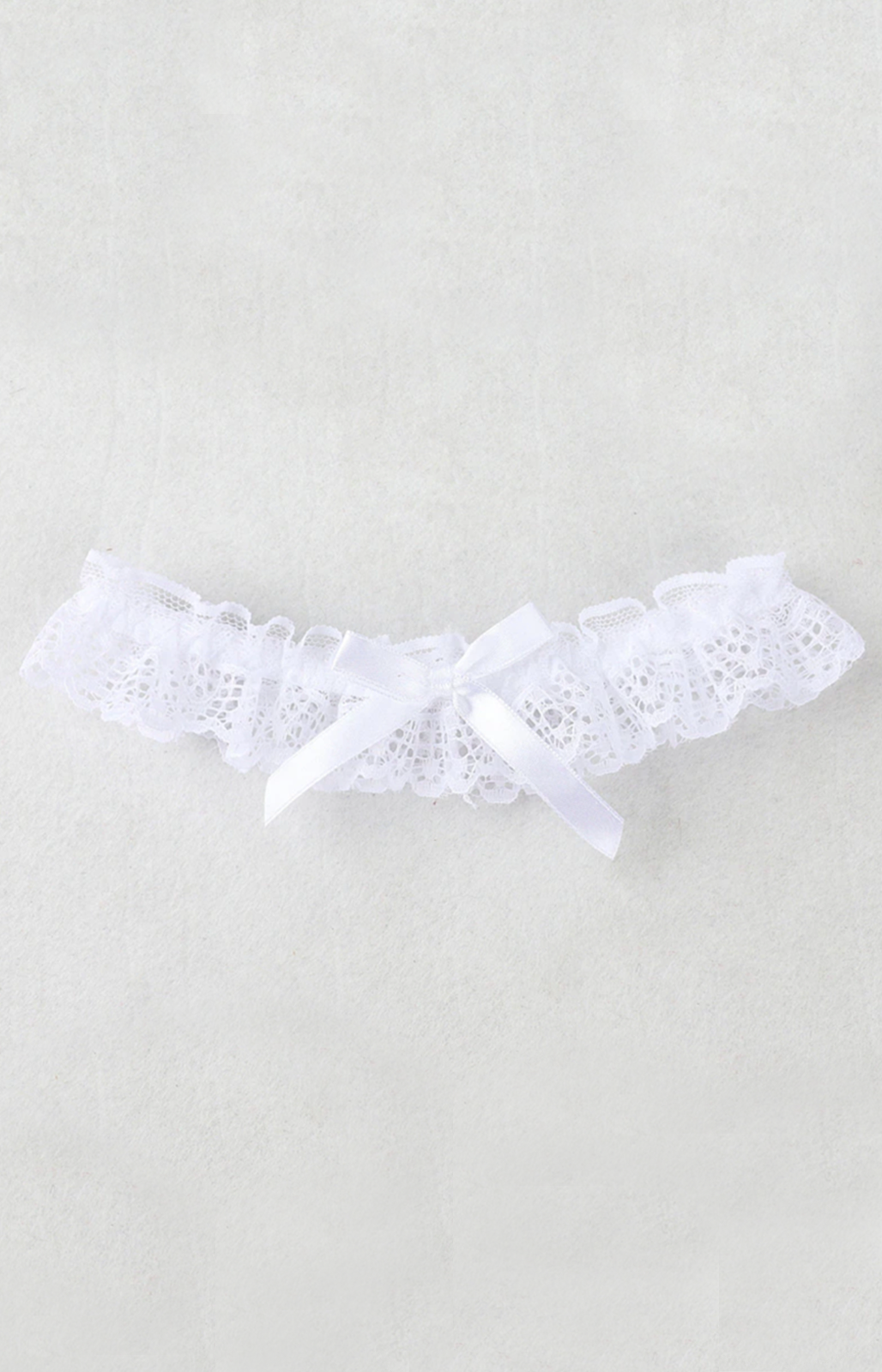 White Lace Leg Garter