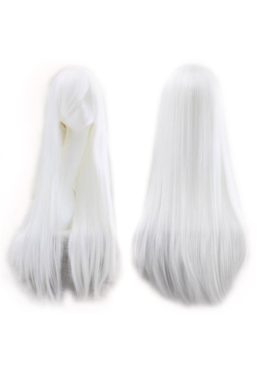 White Long Straight Cosplay Wig