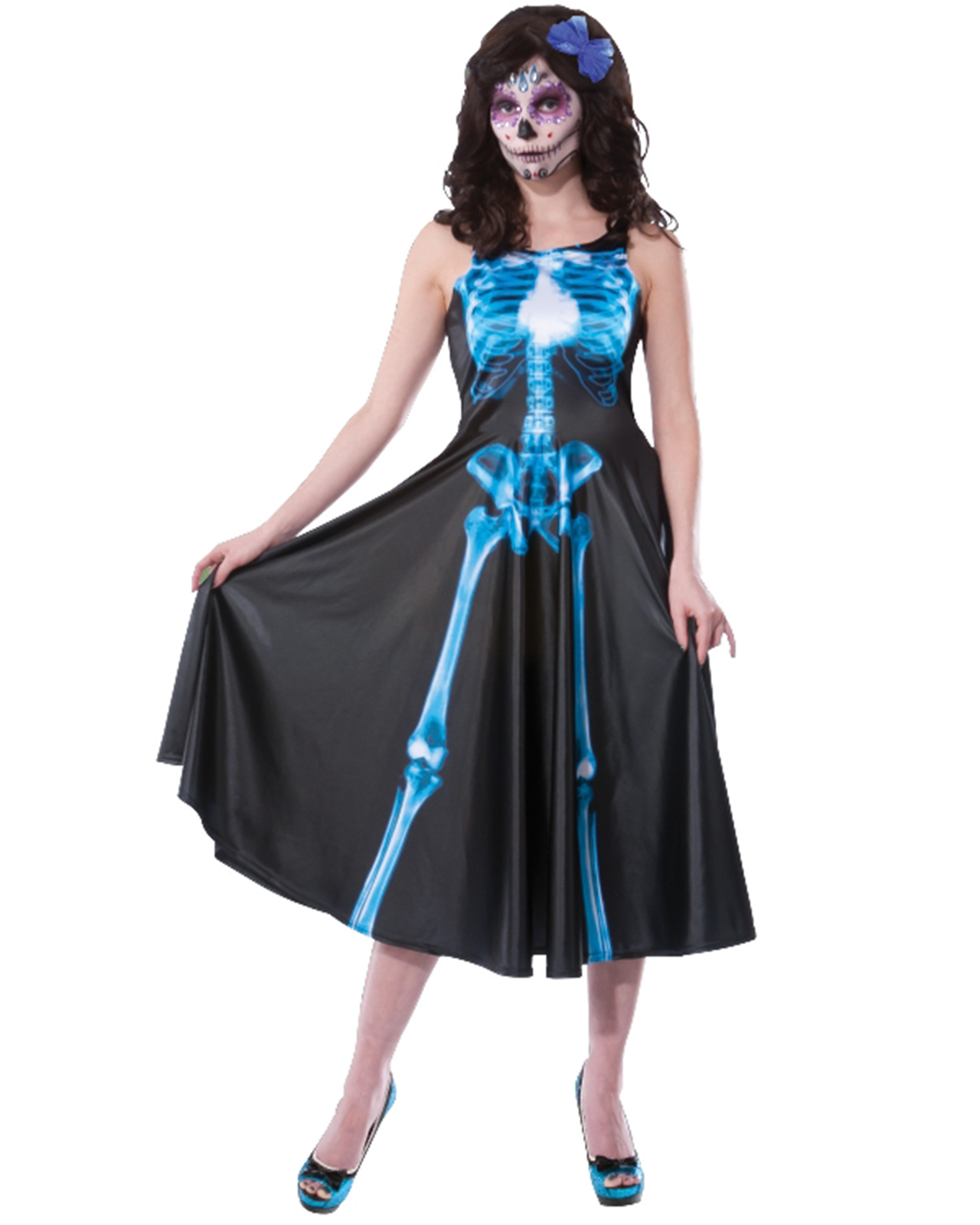 X Ray Skeleton Halloween Dress