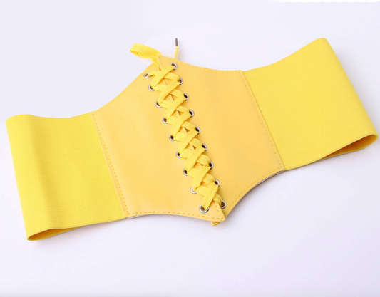 Yellow Corset Belt