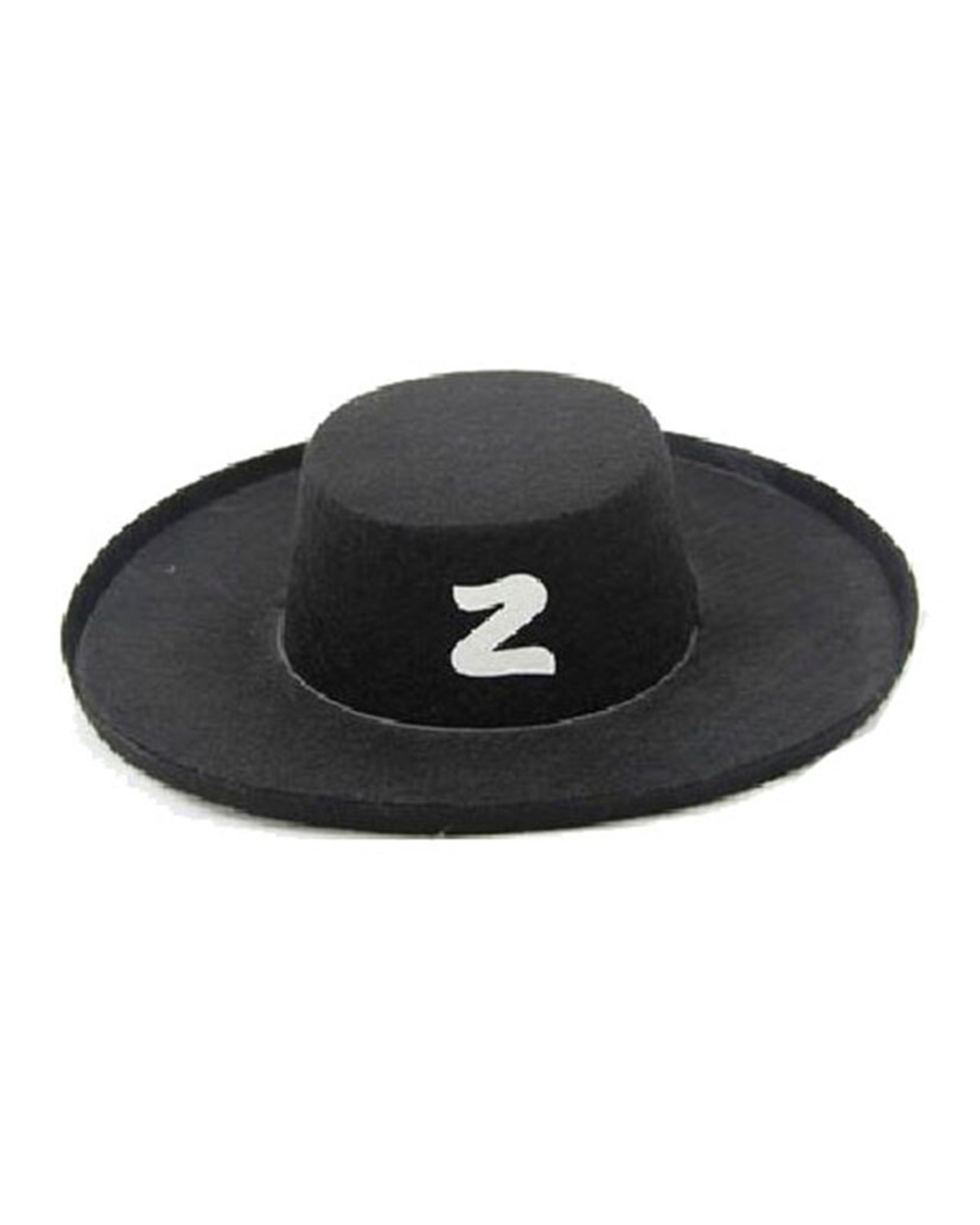 Black Felt Zorro Hat